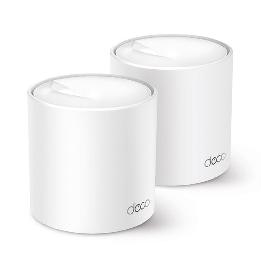 نظام Deco X50 / AX3000 لشبكة WiFi 6 للمنزل بالكامل (عبوة من قطعتين)