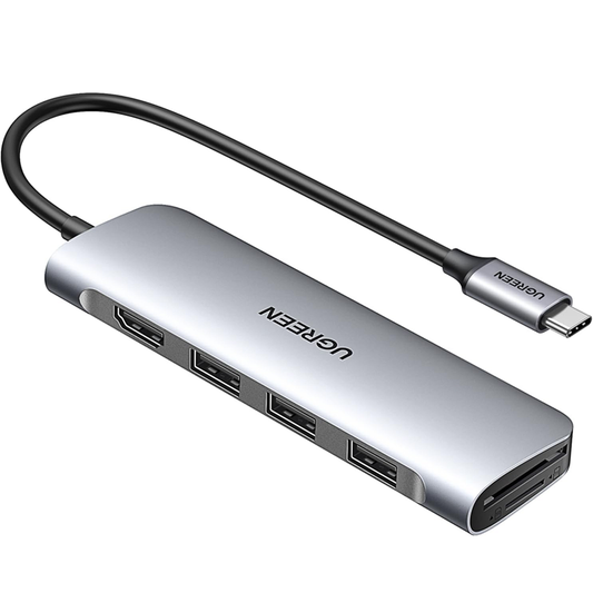 UGREEN USB-C to 3*USB 3.0 A Multifunction Adapter / 20956a