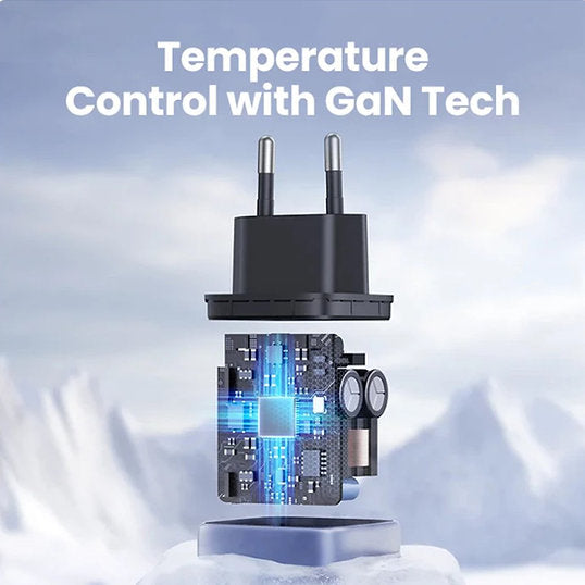 UGREEN 20W 2-Port GaN Fast Charger EU (Black) / X514 - 65737