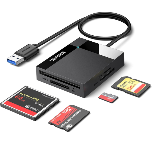 UGREEN 4-in-1 USB 3.0 SD/TF Card Reader / 30333