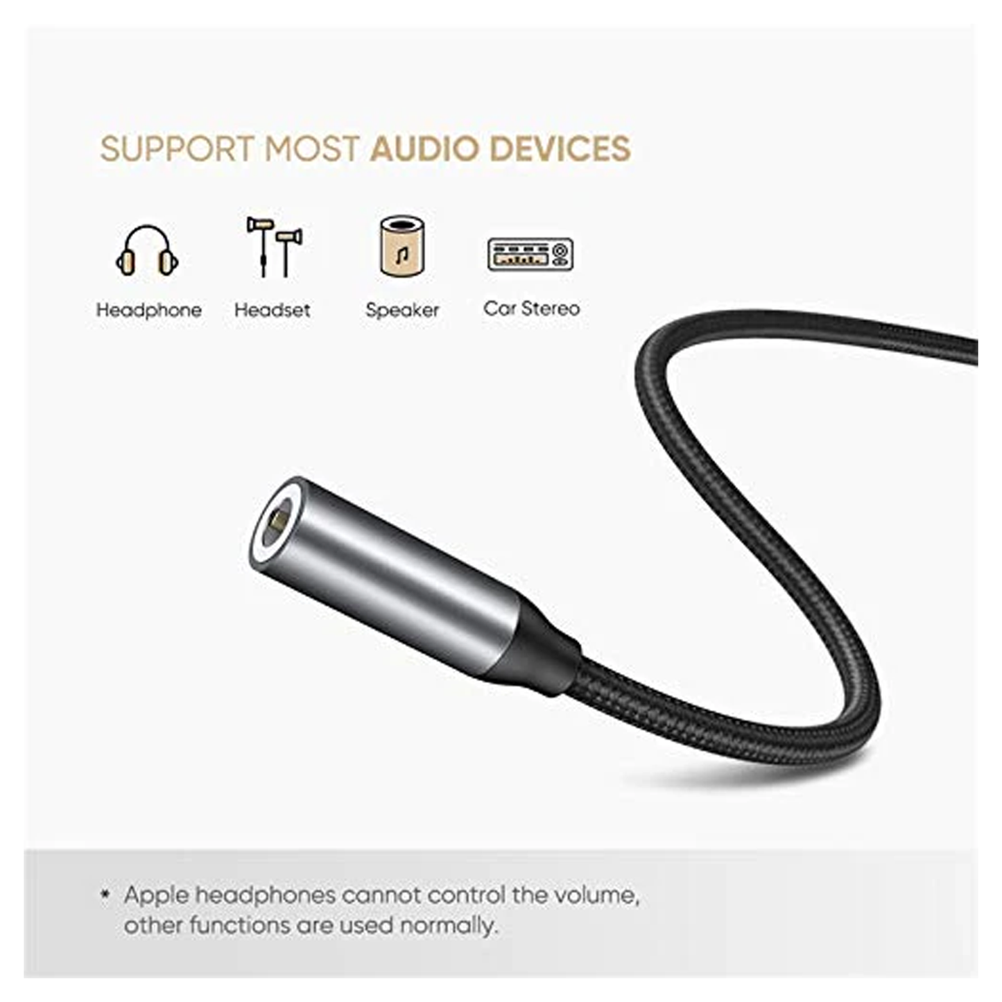 UGREEN USB C to 3.5mm Headphone Jack Adapter / 30632