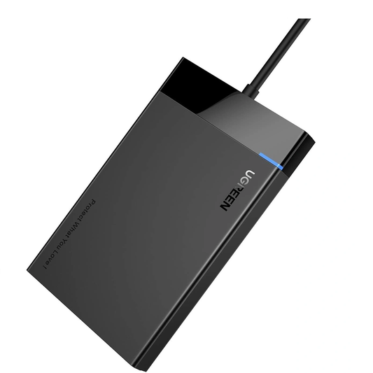 UGREEN 2.5" HARD DRIVE ENCLOSURE USB 3. TO SATA III FOR 2.5 INCH / 30847