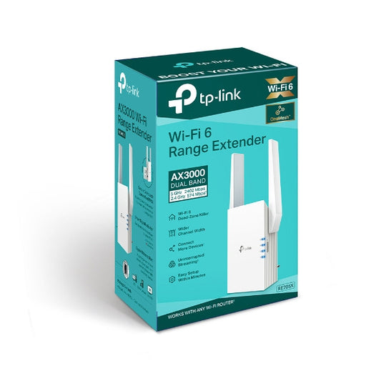 TP-Link RE705X - موسع شبكة WiFi AX3000 Mesh 6 مقابس حائط