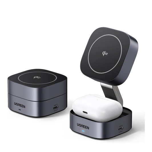 UGREEN 2-in-1 Qi2 Magnetic Foldable Fast Charging Station / 35316