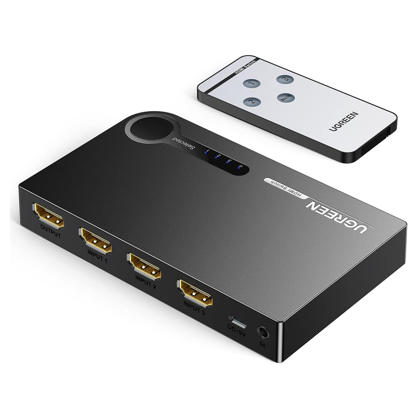 UGREEN 4K HDMI Switch 3-IN-1 Out HDMI Switcher / 40234