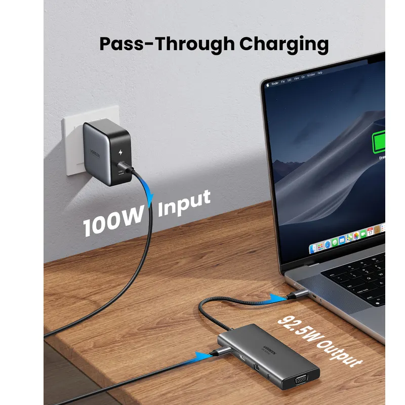 UGREEN USB-C Hub 100W, 4k 60Hz 11-in-1 /45520