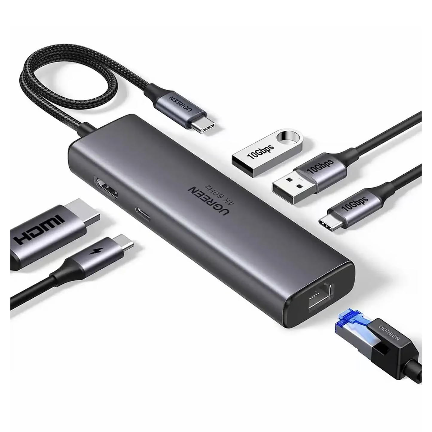 Ugreen 6-in-1 Multifunctional USB-C Hub / 45000