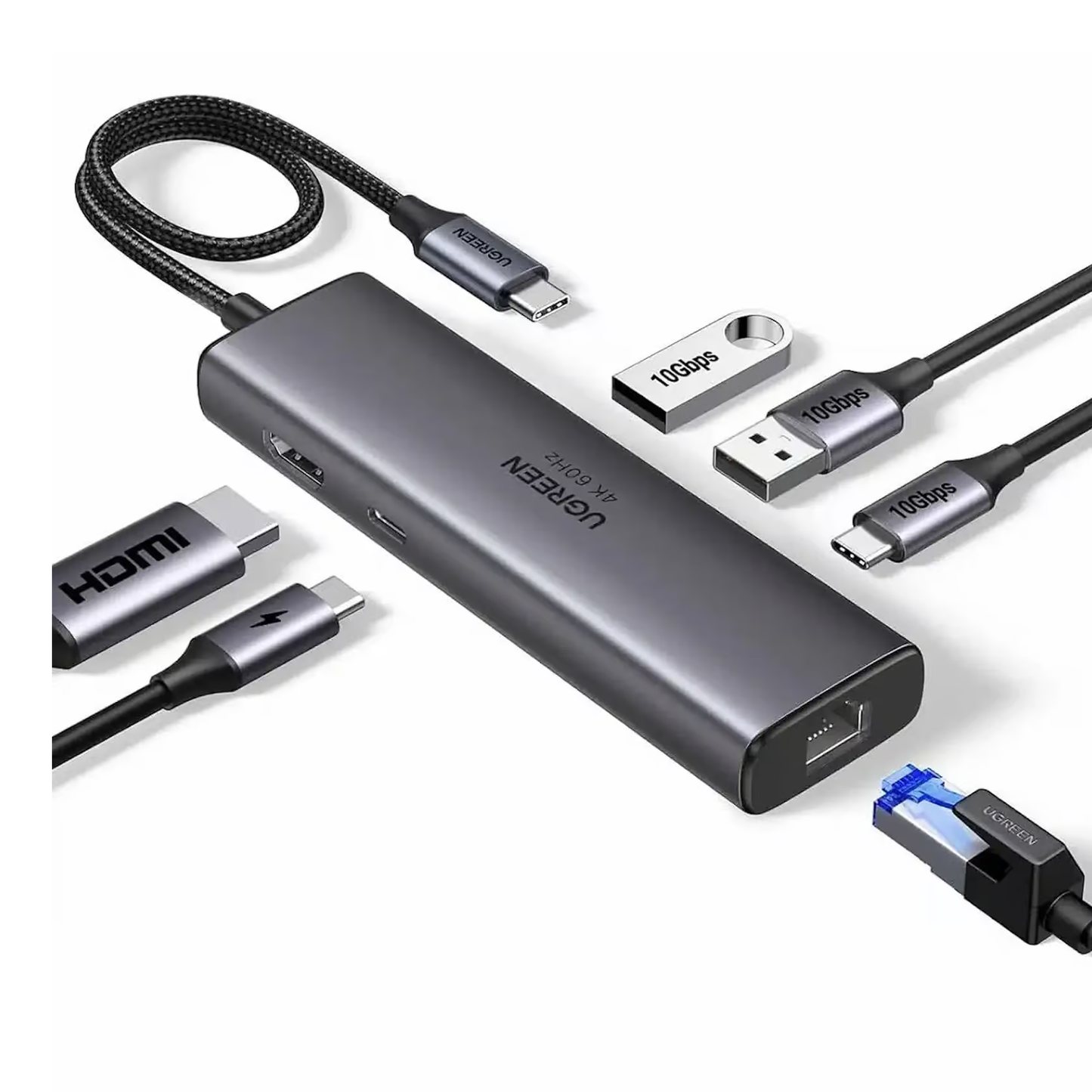 Ugreen 6-in-1 Multifunctional USB-C Hub / 45000