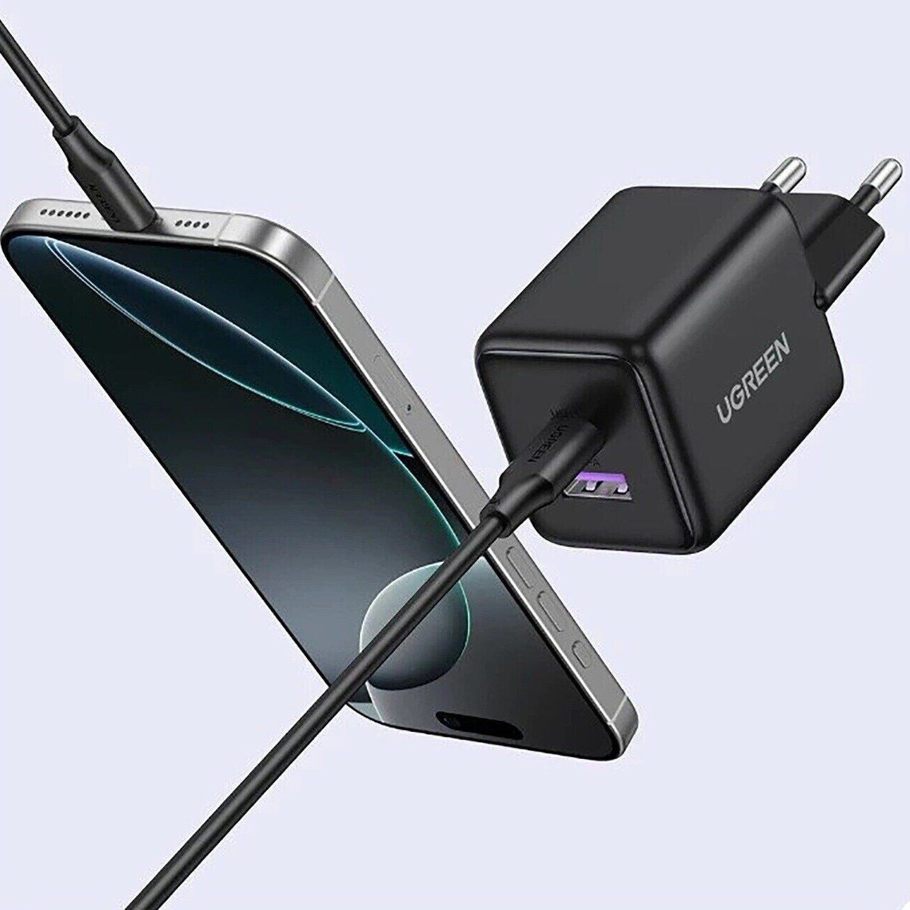 UGREEN 30W 2-Port GaN Fast Charger EU - Multicolor / X516