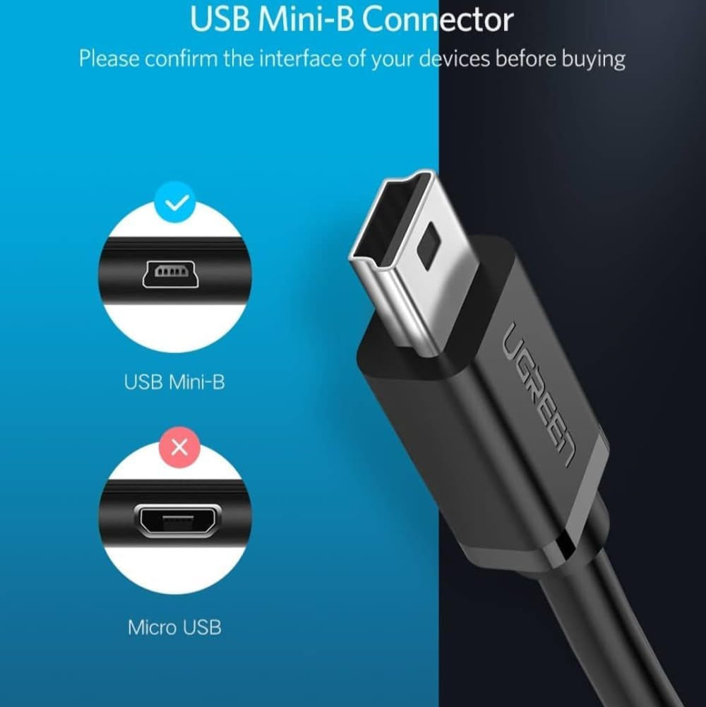 UGREEN Mini USB Male to USB Female OTG Cable / 10383