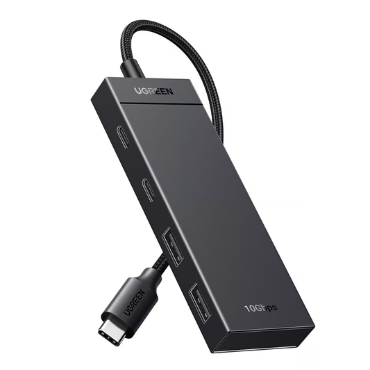 UGREEN 10Gbps 4-in-1 USB 3.2 Adapter Gen 2 with 2 USB-C 3.2 and 2 USB-A 3.2 / 35583