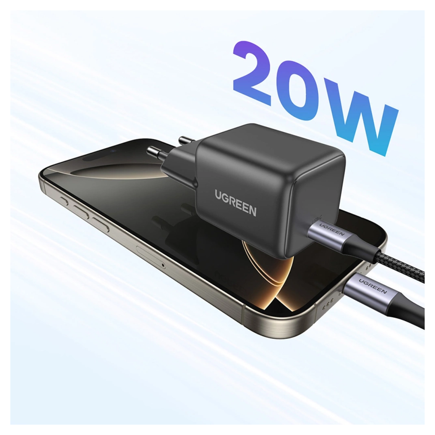 UGREEN 20W USB-C GaN Fast Charger EU /X512