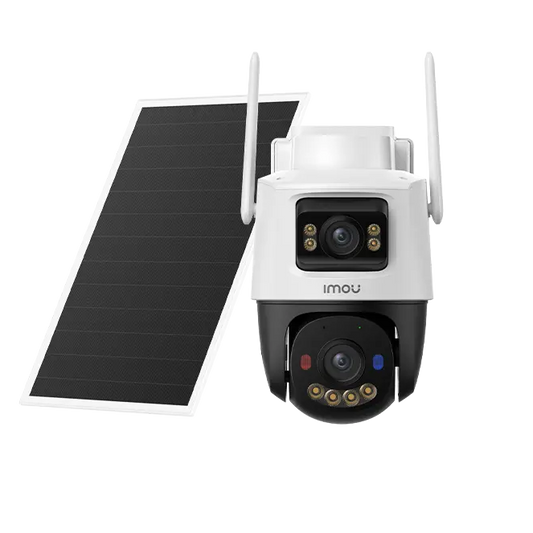 كاميرا خارجية ذكية مزدوجة بدقة 5 ميجابكسل تدعم شبكة الجيل الرابع PT | كاميرا Imou AOV مزدوجة