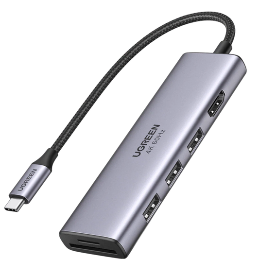 UGREEN 6-in-1 USB C Hub 4K@60Hz / 60383