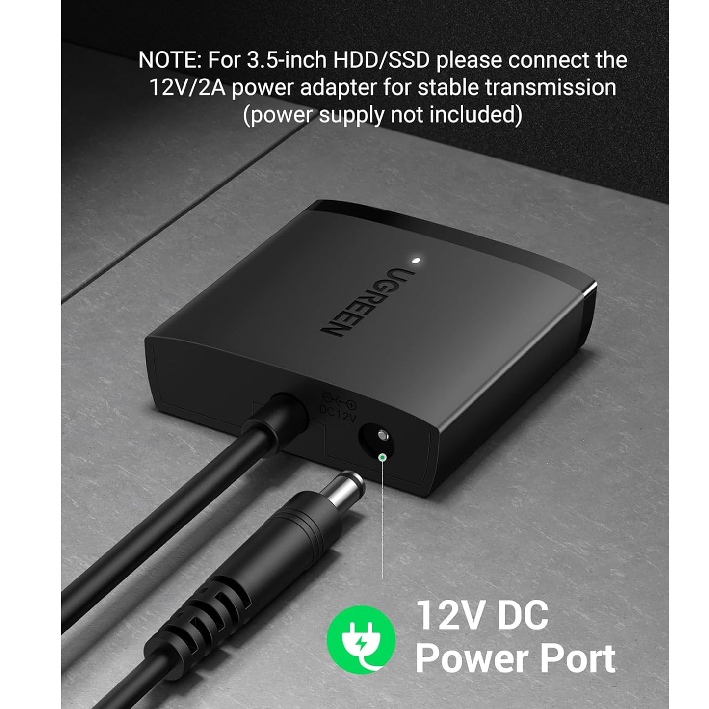 UGREEN USB to SATA Adapter, SATA to USB 3.0 Cable Hard Drive Adapter/ 60561