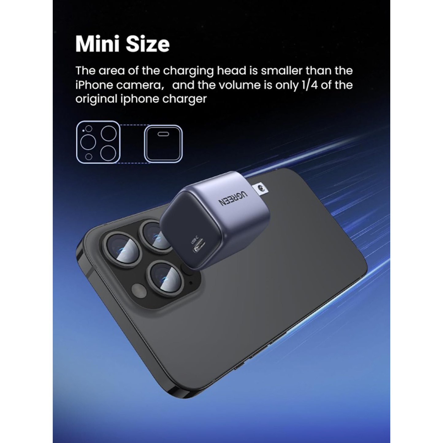 شاحن حائط صغير 20 وات من يوجرين / 90664-15324