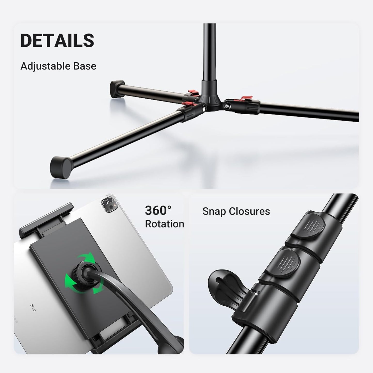 UGREEN Tripod Stand 1.7m  For Tablet and Phone Only for livestream / 15647
