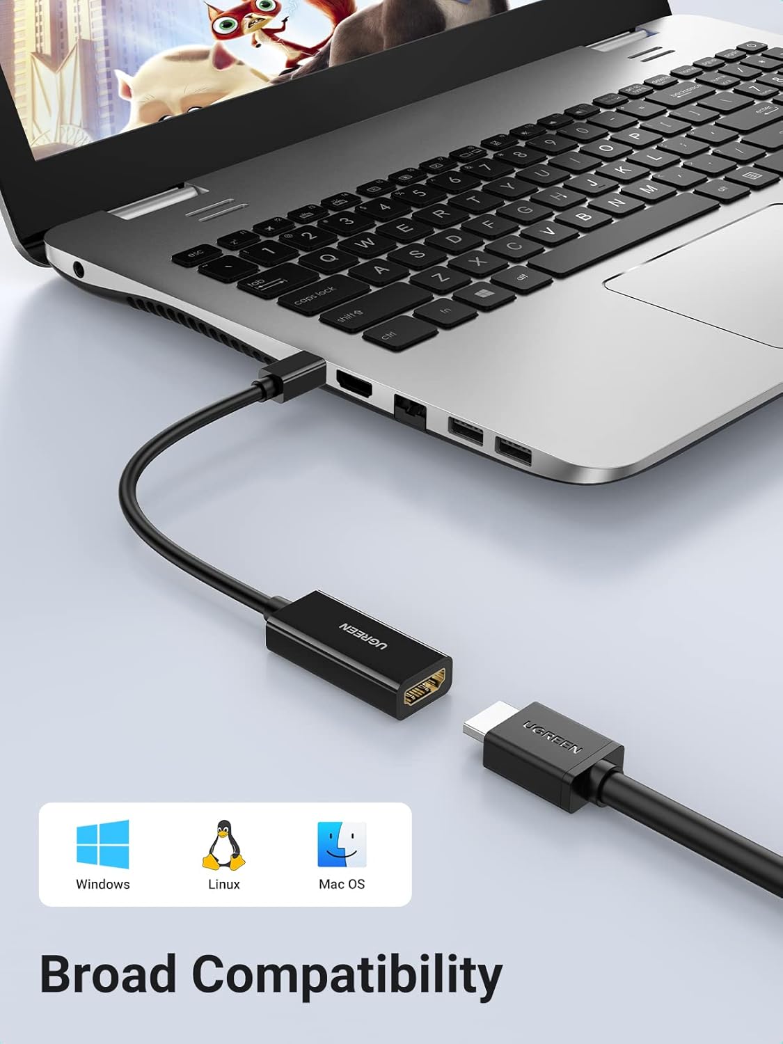 UGREEN Mini Displayport to HDMI Adapter 4K- MD112