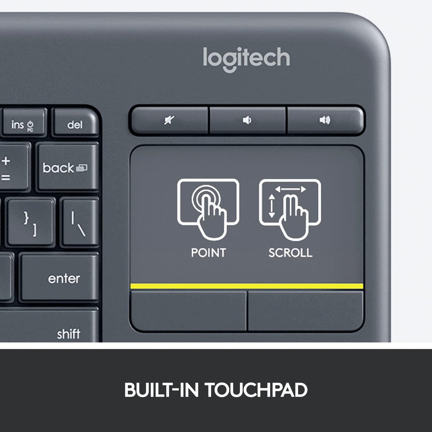 Logitech K400 Wireless Touch Keyboard