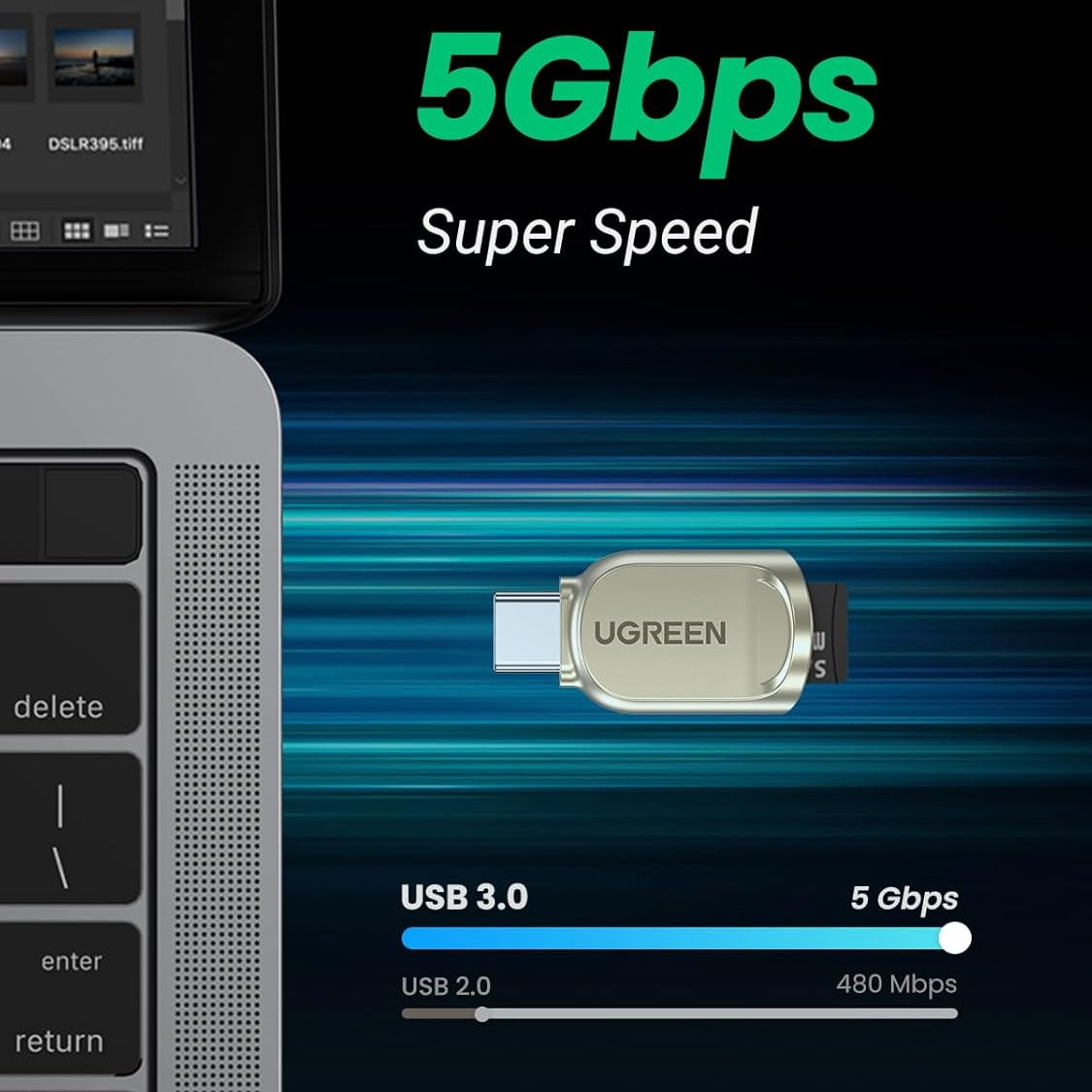 Ugreen TF USB type C to Card Reader / 80124