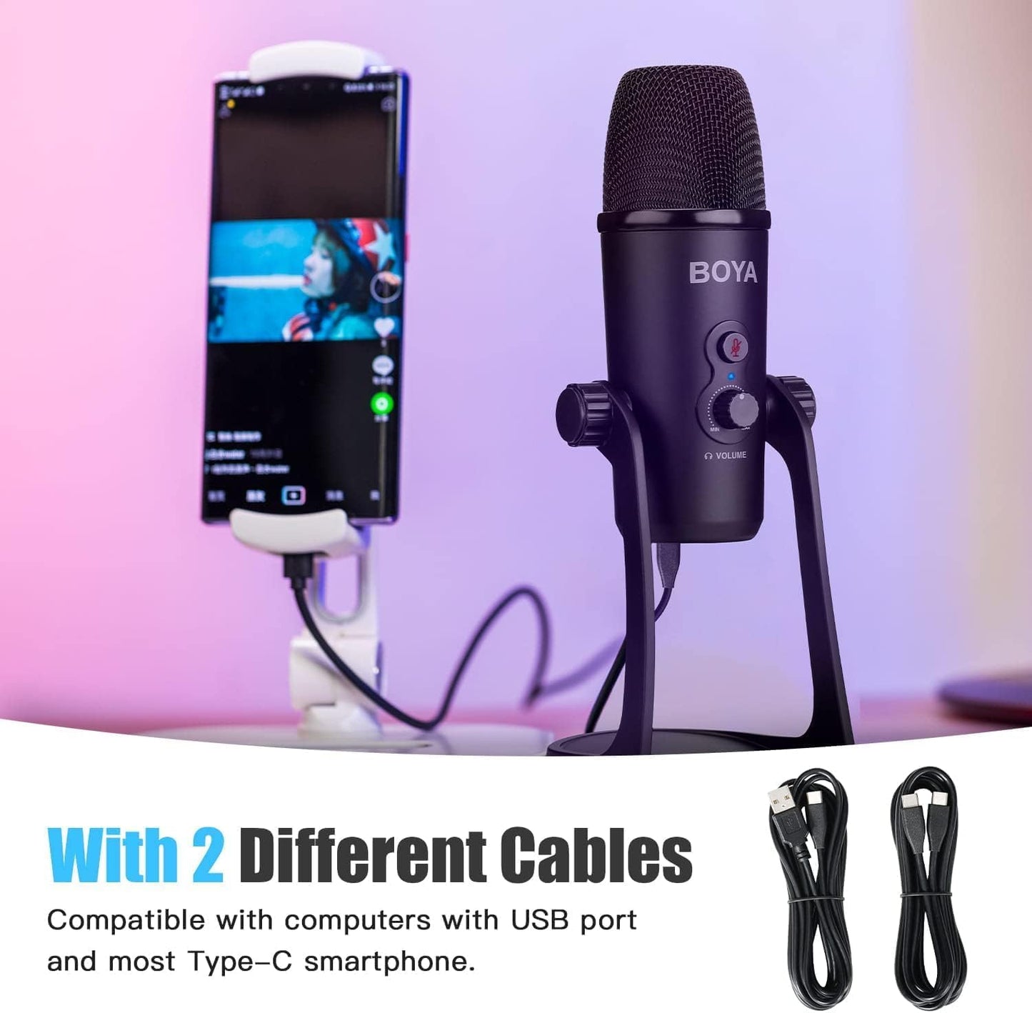 ميكروفون مكثف USB BOYA BY-PM700 