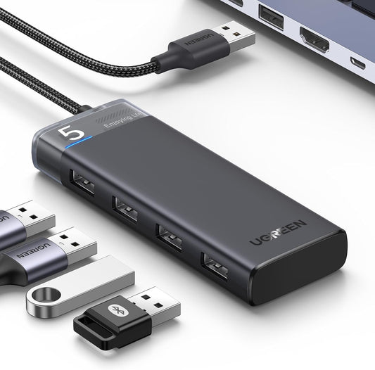 UGREEN USB Hub 3.2 Ultra Slim Data Hub 4 Ports with LED Indicator / 15548