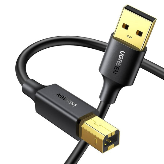 Ugreen USB Type B printer cable (male) - USB 2.0 (male) 480 Mbps black / US135
