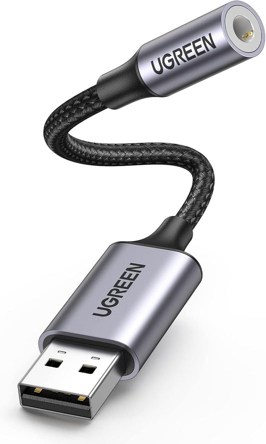 UGREEN USB to 3.5mm Audio Jack USB A Sound Card Adapter /30757
