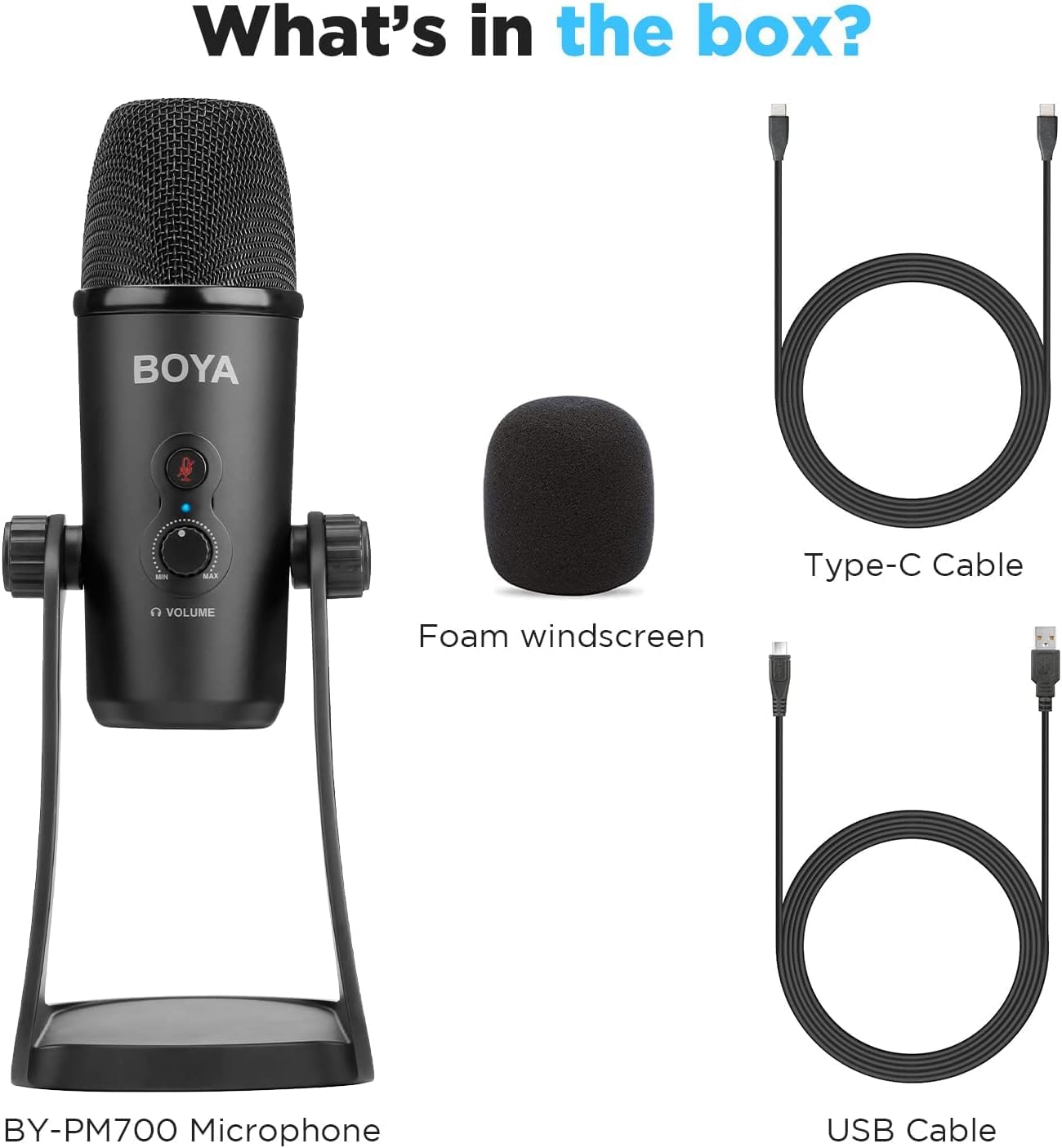ميكروفون مكثف USB BOYA BY-PM700 
