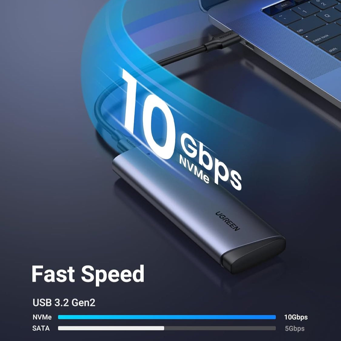 UGREEN M.2 NVMe Type-C 3.2 Gen SSD Enclosure /35267