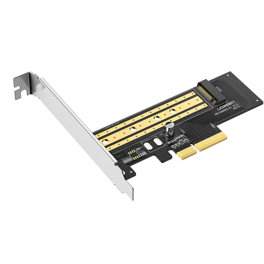 Adapter UGREEN PCIe 3.0 x4 to M.2 NVME / 70503