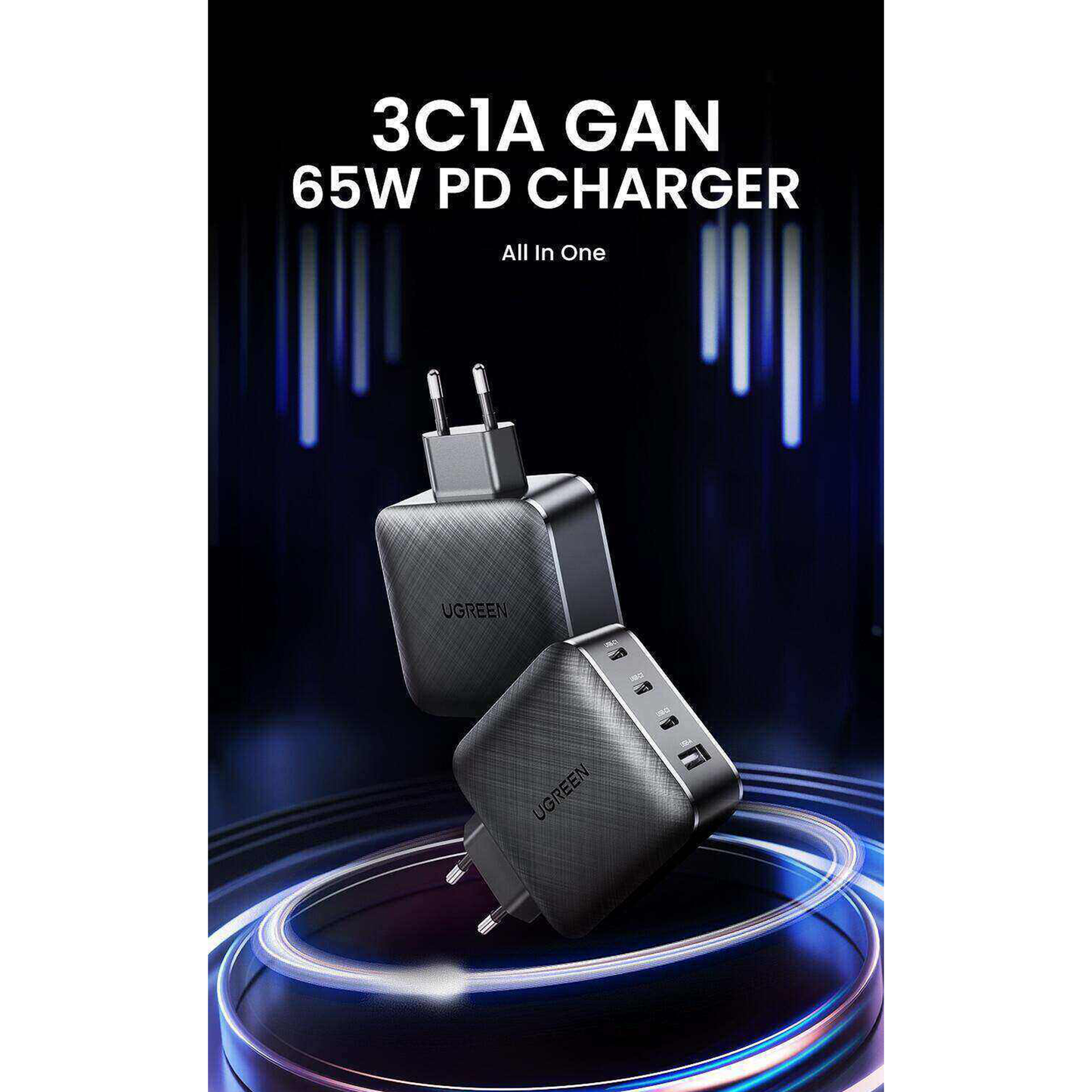 شاحن يوجرين سريع 65 واط / 70774