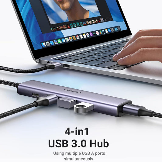 UGREEN 4 in 1 USB 3.0 Hub / 20805