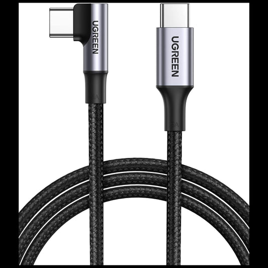 UGREEN 100W Right Angle USB C to USB C Fast Charging Cable / US334