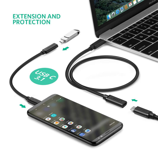 Ugreen cable extension cord USB Type C 3.1 (female) - USB Type C 3.1 (male) / 40574/10387