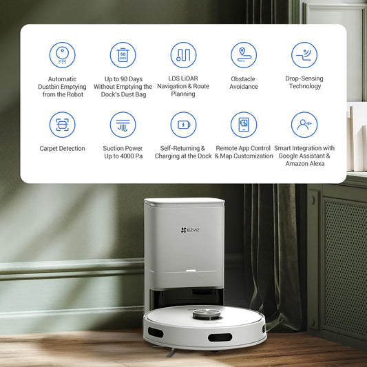 مكنسة كهربائية روبوتية EZVIZ RC3 Plus 