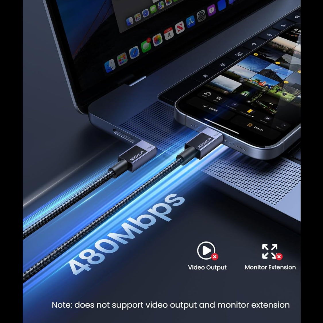 UGREEN USB-C TO USB-C Cable 240W PD Fast Charging Cable /L513