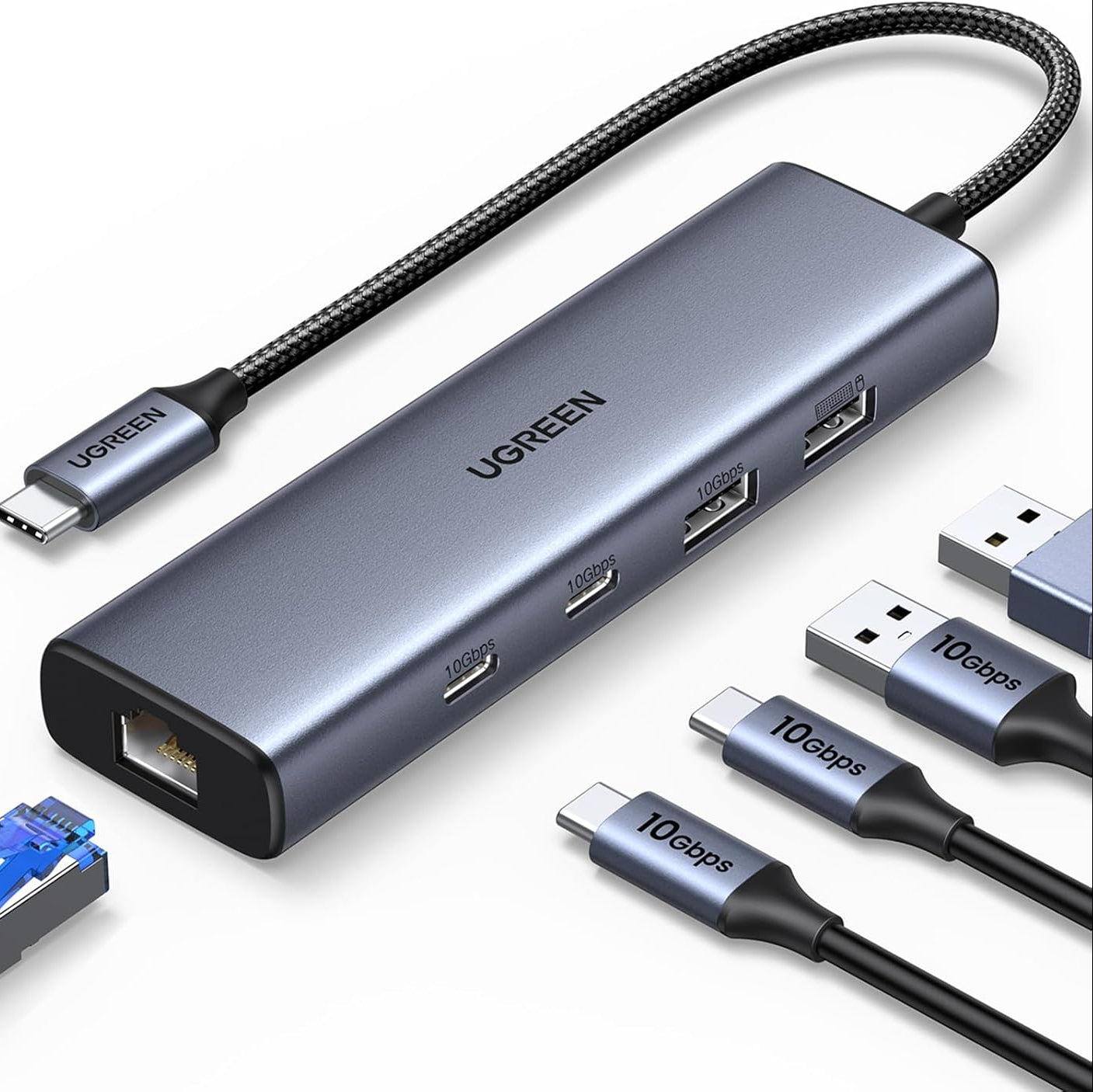 UGREEN USB-C to Ethernet Adapter Hub / 45320