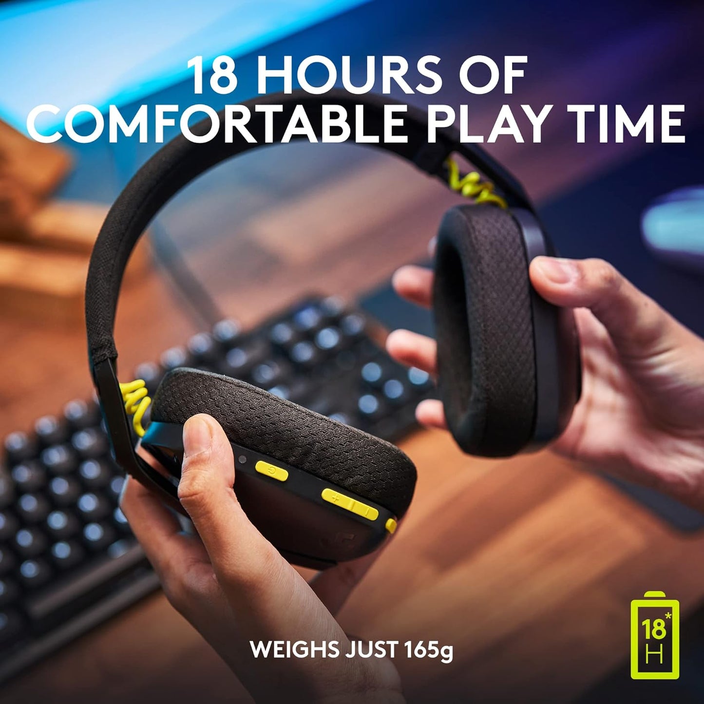 Logitech G435 LightSpeed Over Ear Wireless Gaming Headset