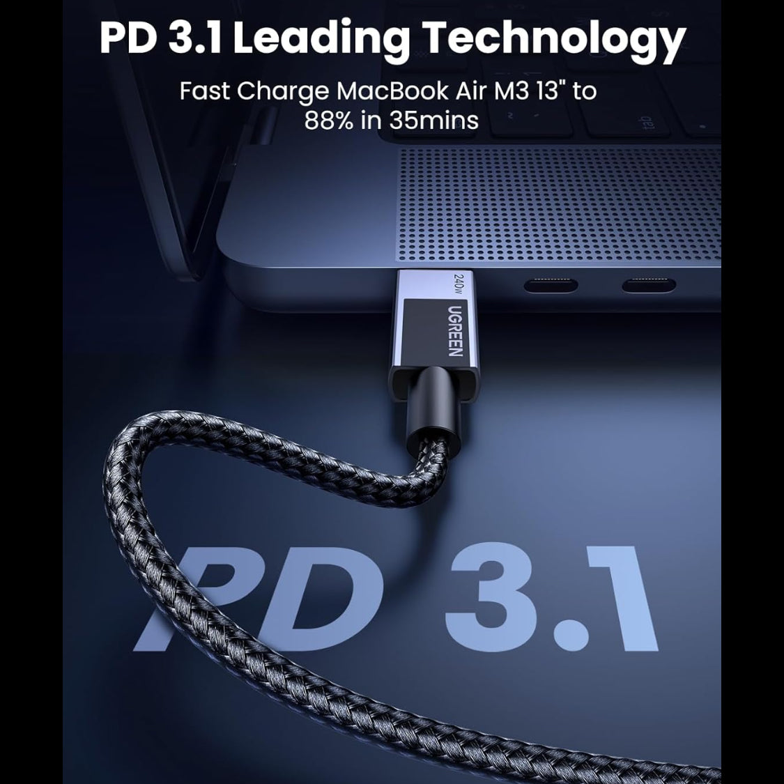 UGREEN USB-C TO USB-C Cable 240W PD Fast Charging Cable /L513