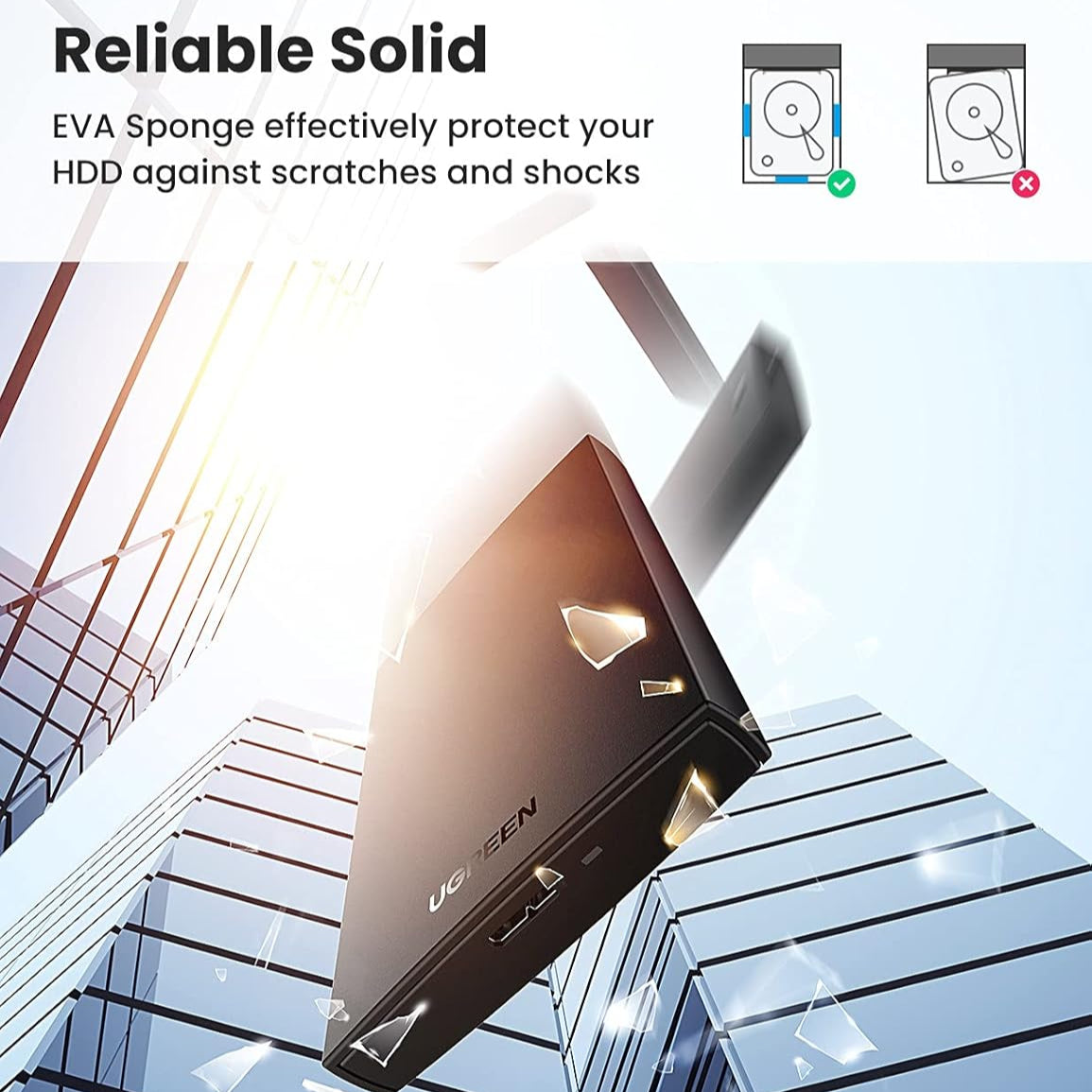 UGREEN External Hard Drive Enclosure USB 3.0 / 60353