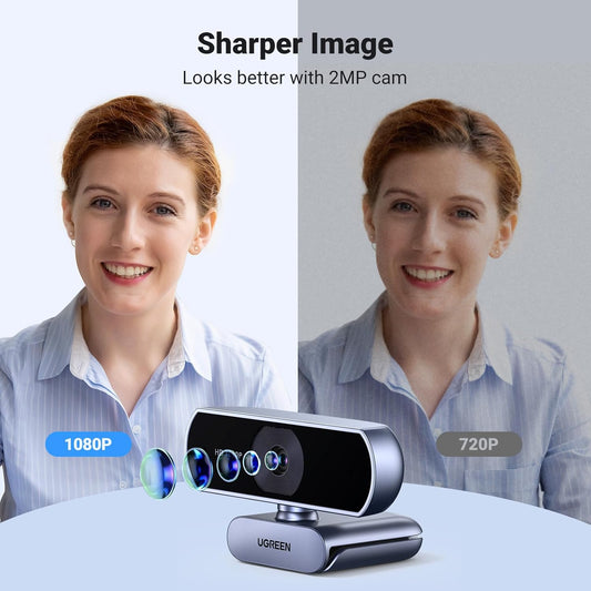 UGREEN 1080P Webcam with Microphone, Full HD USB Web Camera /15728