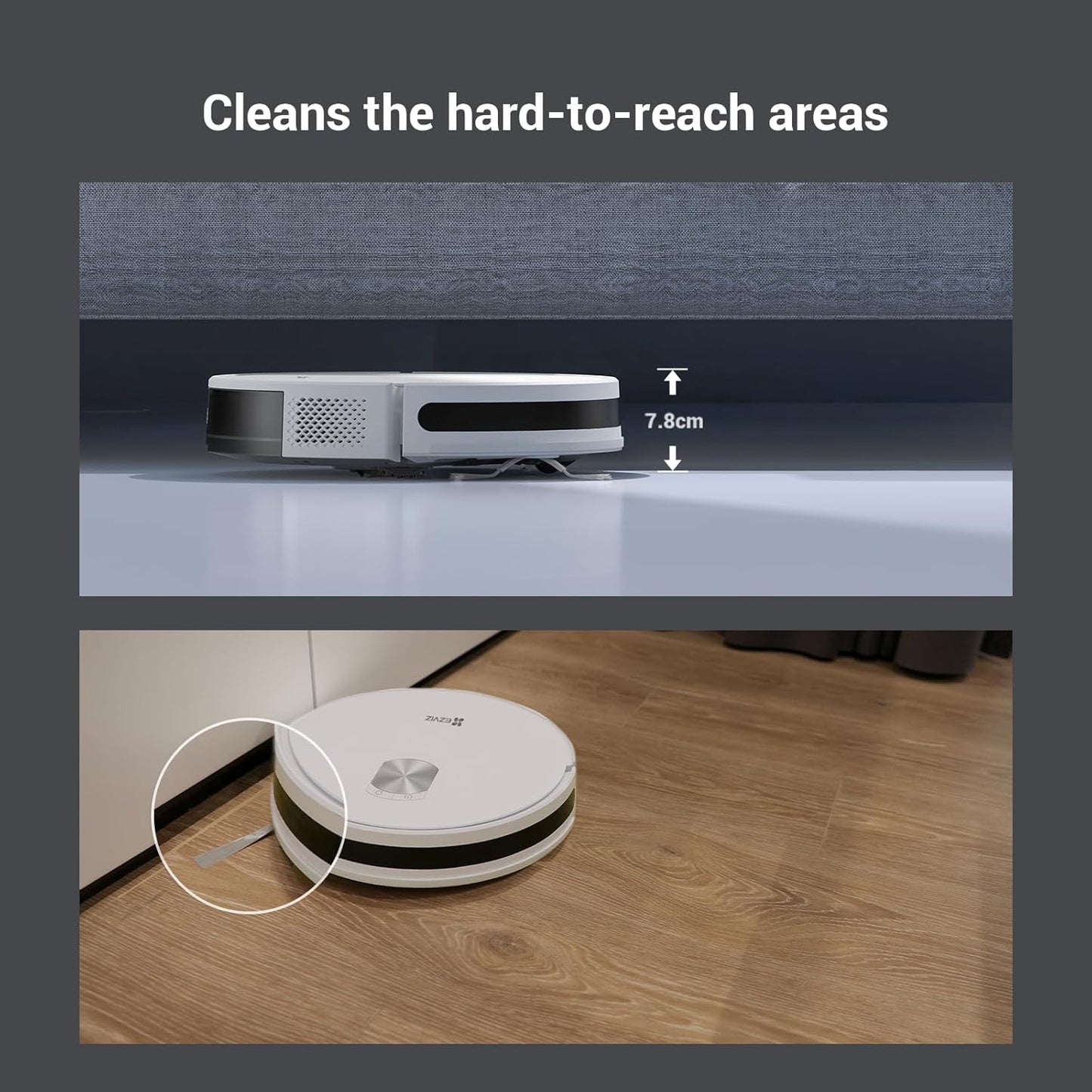 مكنسة كهربائية روبوتية EZVIZ RC3 Plus 