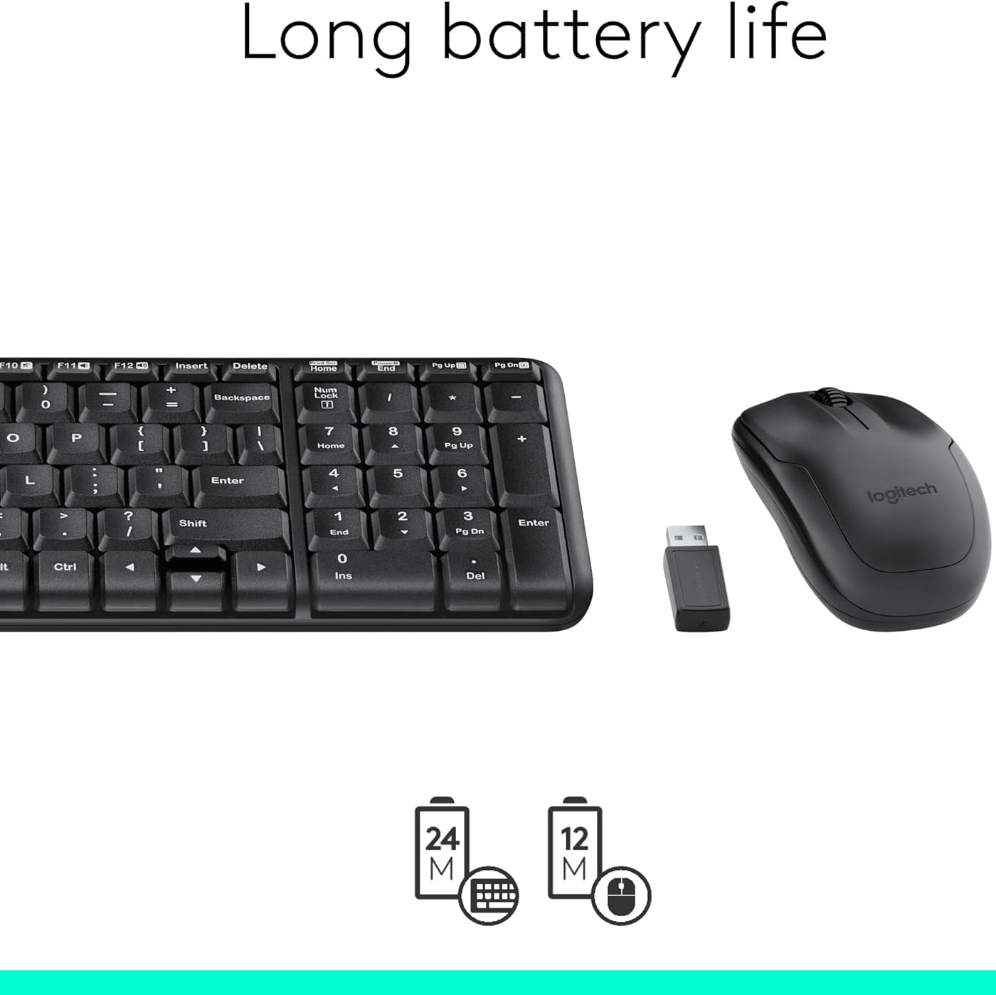 Logitech MK220 Wireless Keyboard and Mouse Combo
