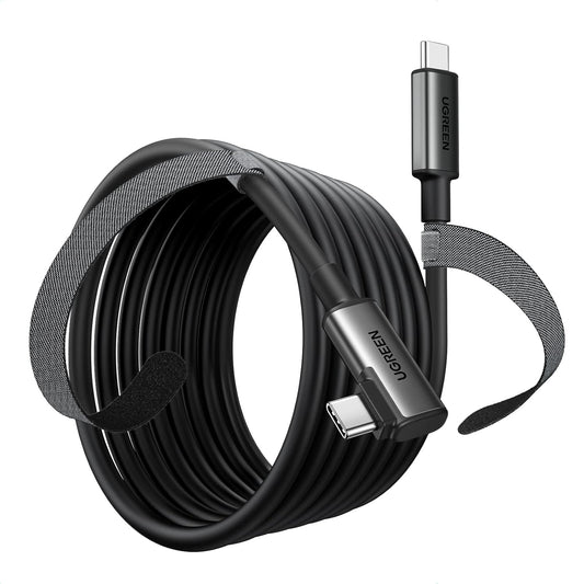 كابل UGREEN بزاوية قائمة من USB-C إلى USB-C VR Link بطول 5.00 متر / 90629