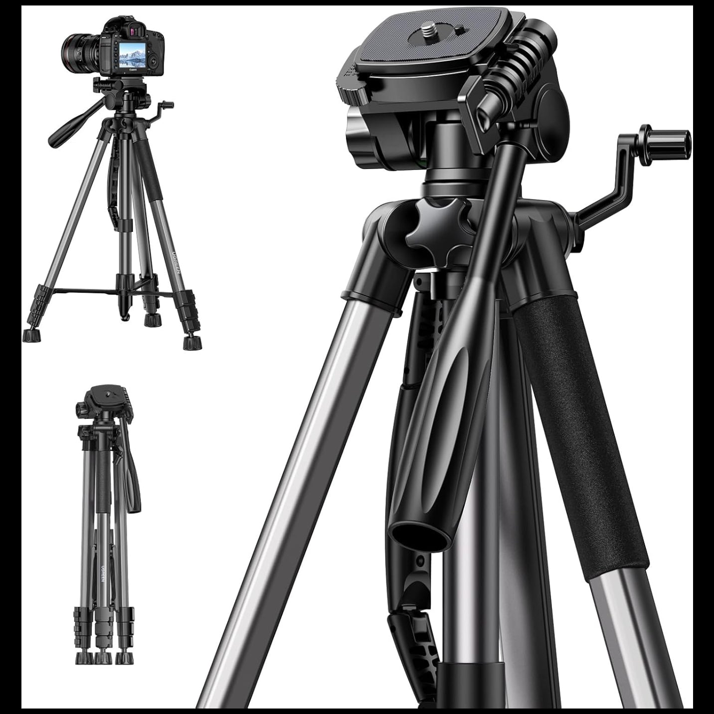 UGREEN Professional Tripod for Phone and Camera For Selfi livestream /LP661 - 15187