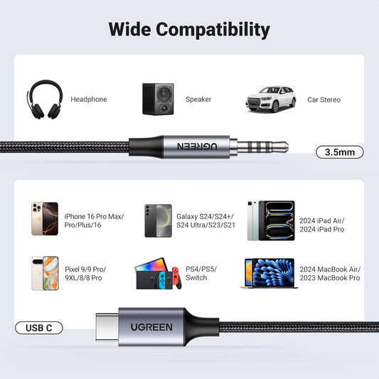 UGREEN Aux إلى USB C /35056 