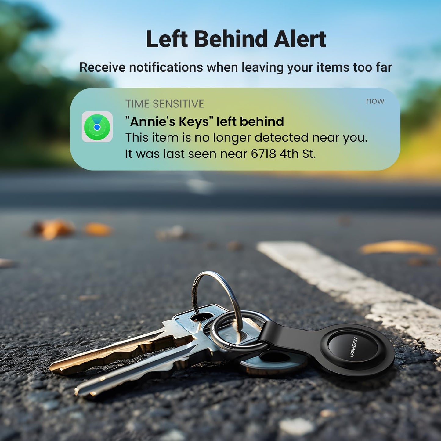 UGREEN Smart Item Finder (Apple Certified) Bluetooth Tracker / 60387