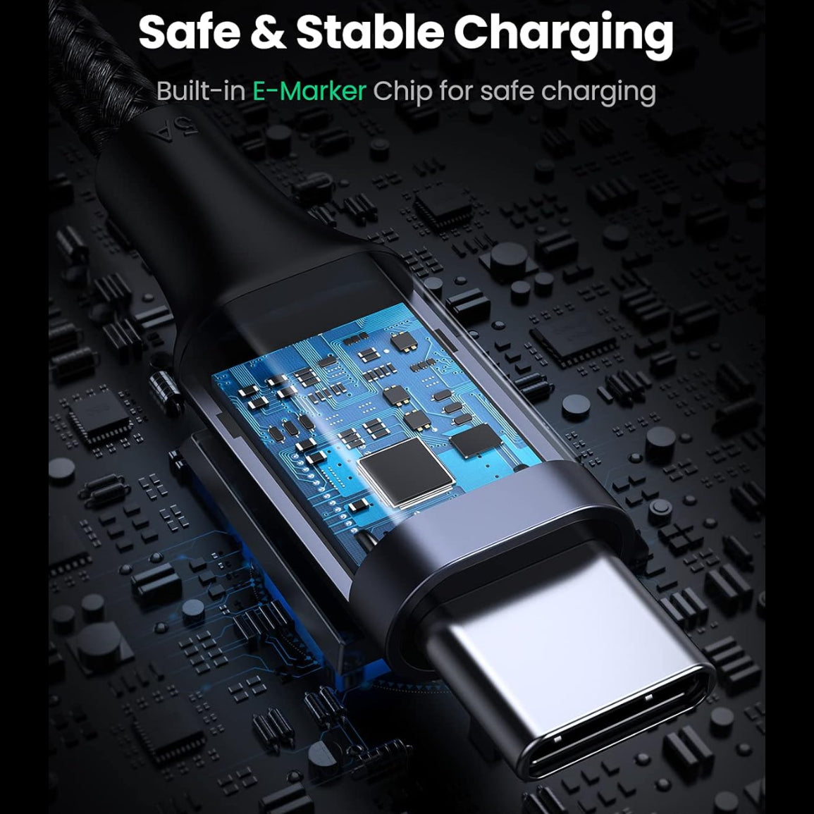 UGREEN 100W Right Angle USB C to USB C Fast Charging Cable / US334