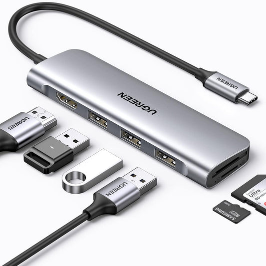 UGREEN USB-C to 3*USB 3.0 A Multifunction Adapter / 20956a
